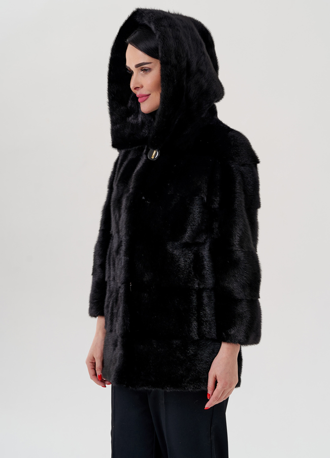 Шуба из норки модель № 24728 универмаг малина