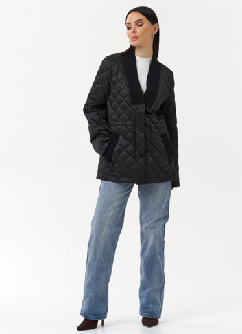 Женская утепленная стеганая куртка