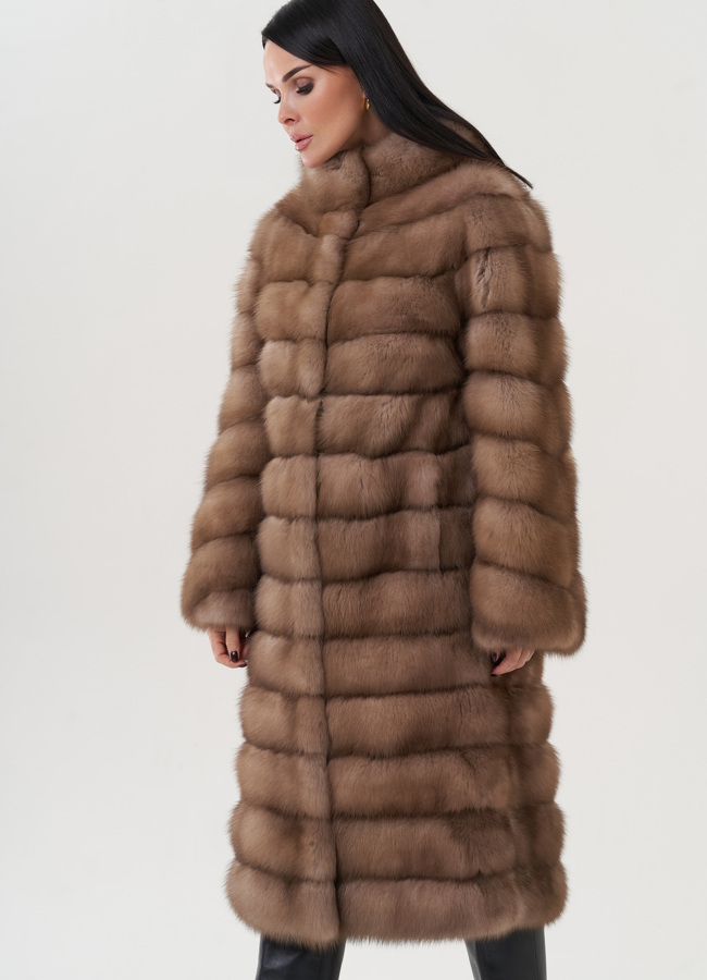 Шуба из куницы  модель № 25815 универмаг малина