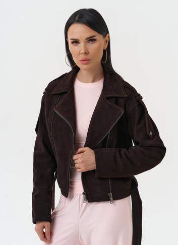 Женская куртка из натуральной замши