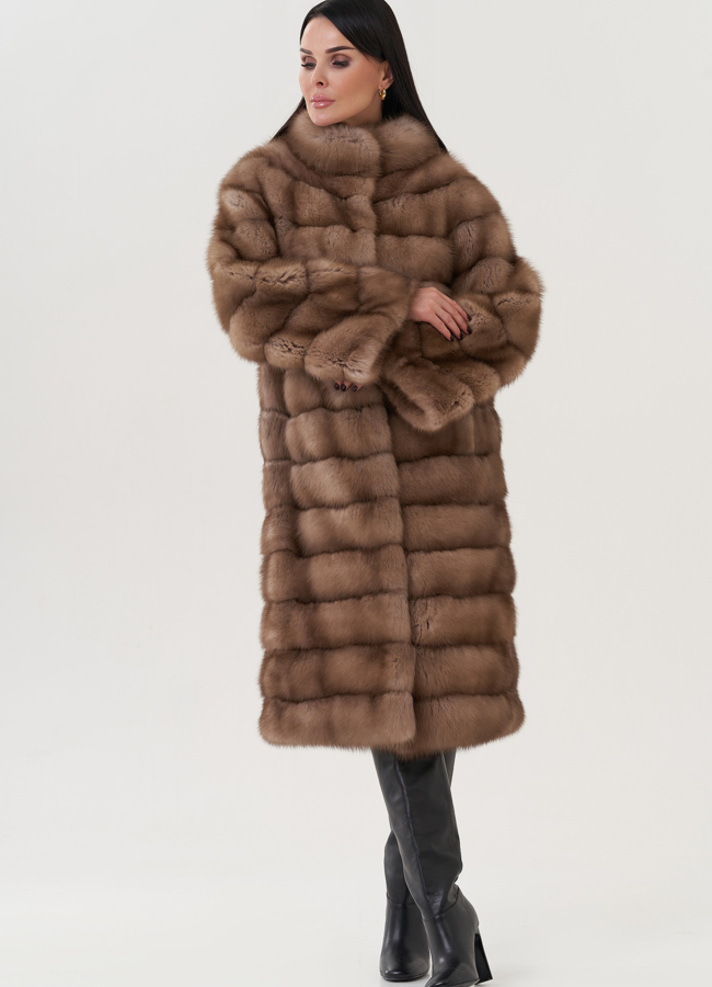 Шуба из куницы  модель № 25815 в рассрочку