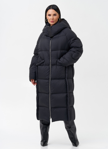 Женский пуховик с капюшоном 