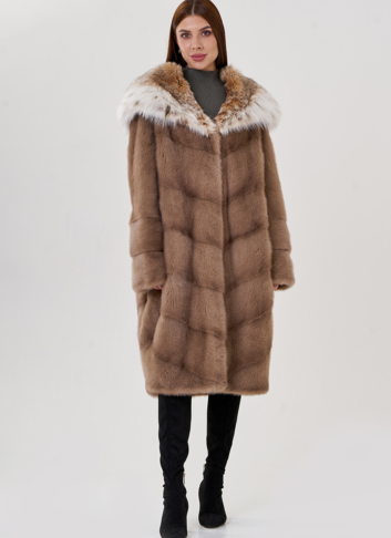 Норковая шуба с рысью