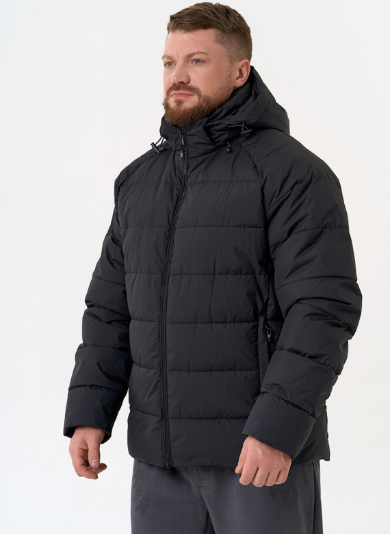Мужской пуховик с капюшоном