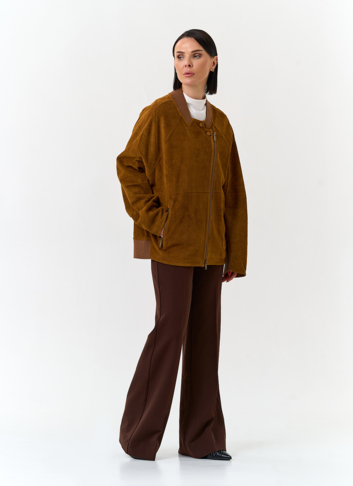 Женская куртка из натуральной замши