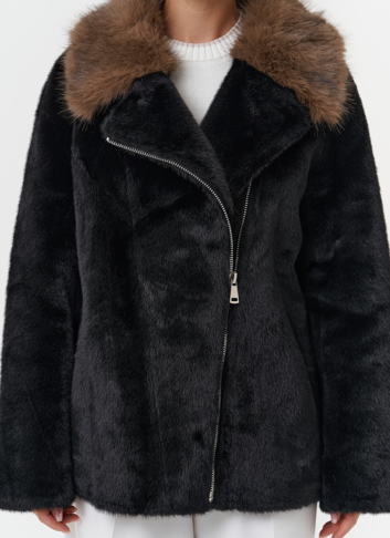 Куртка "косуха" из эко меха