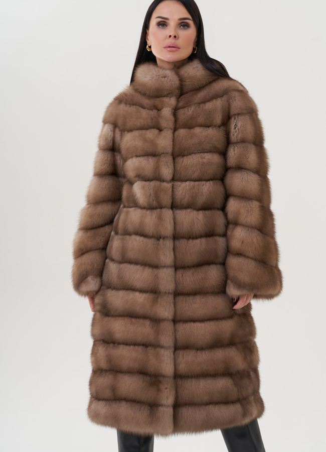 Шуба из куницы  модель № 25815 универмаг малина