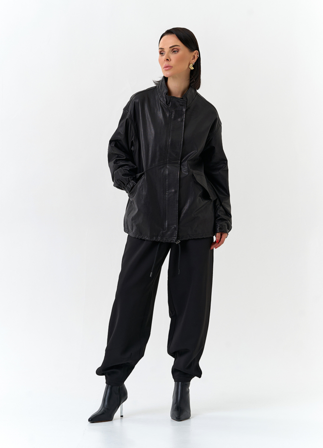 фото Женская куртка из натуральной кожи  модель № 32531