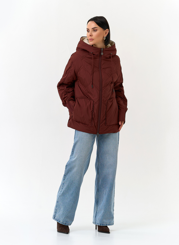 Женская куртка с капюшоном