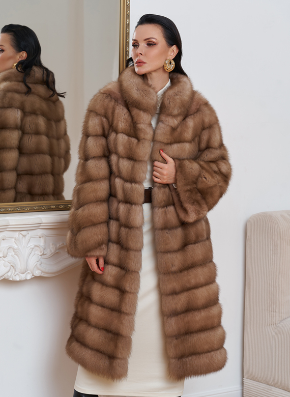 Шуба из куницы 