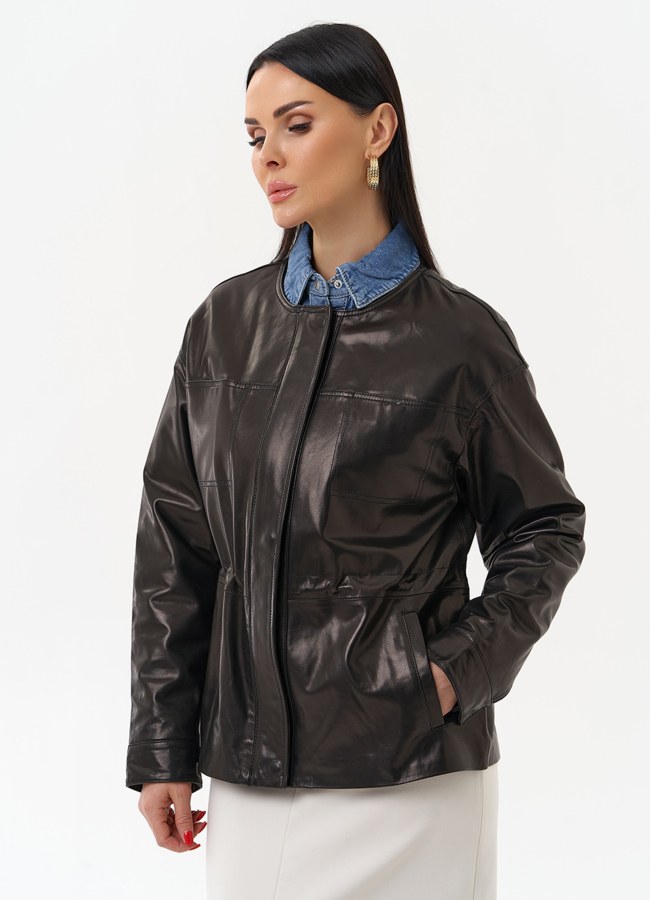 Куртка женская из натуральной кожи модель № 30095 универмаг малина