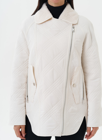 Женская двухсторонняя куртка "косуха"