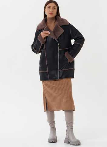 Дубленка из эко кожи