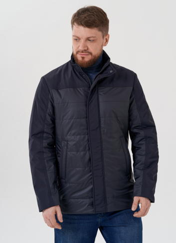 Мужская куртка синего цвета 