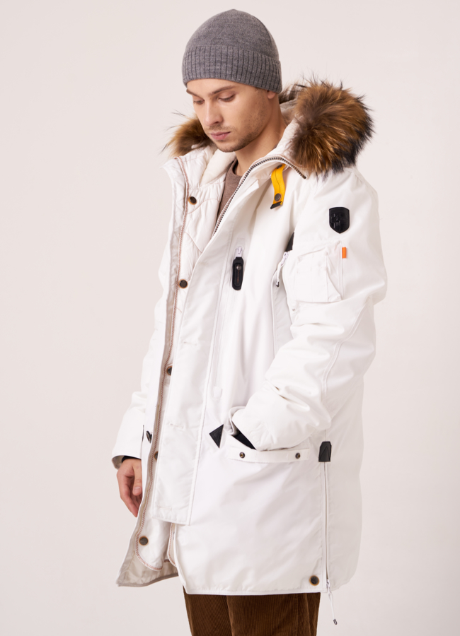 фото Шапка мужская серого цвета модель № 2903