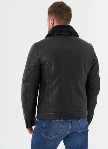 Мужская куртка из натуральной кожи