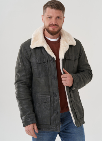 Куртка мужская из натуральной кожи 