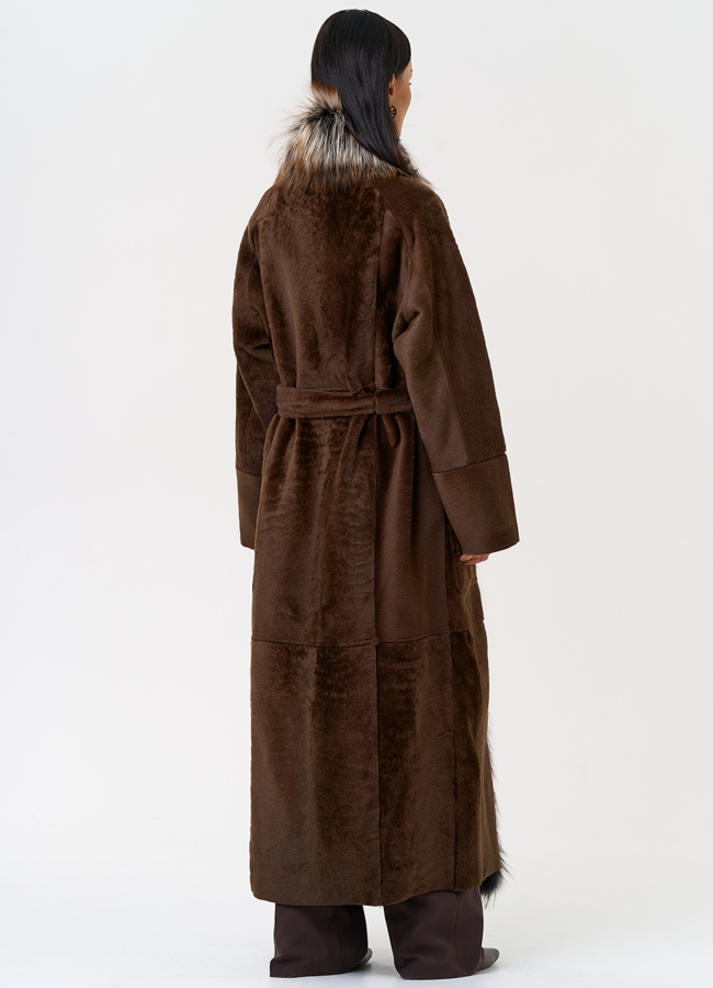 Женская дубленка из овчины Cortos модель № 31399 универмаг малина