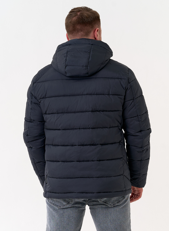 Мужской пуховик с капюшоном 