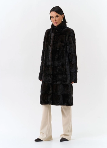 Шуба из меха норки Шуба из меха норки фото