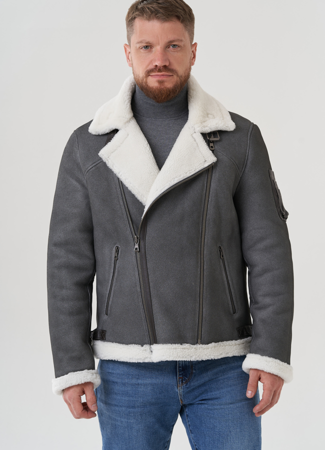 фото Дубленка мужская  модель № 81628