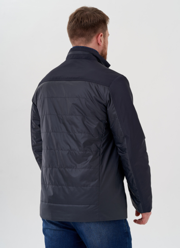 Мужская куртка синего цвета 