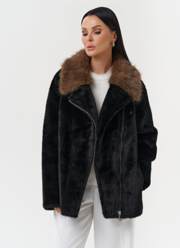 Куртка "косуха" из эко меха